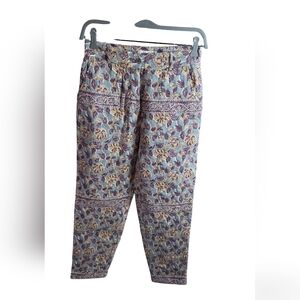 Antik Batik x Anthropologie Floral Boho Pants Sz S NWT